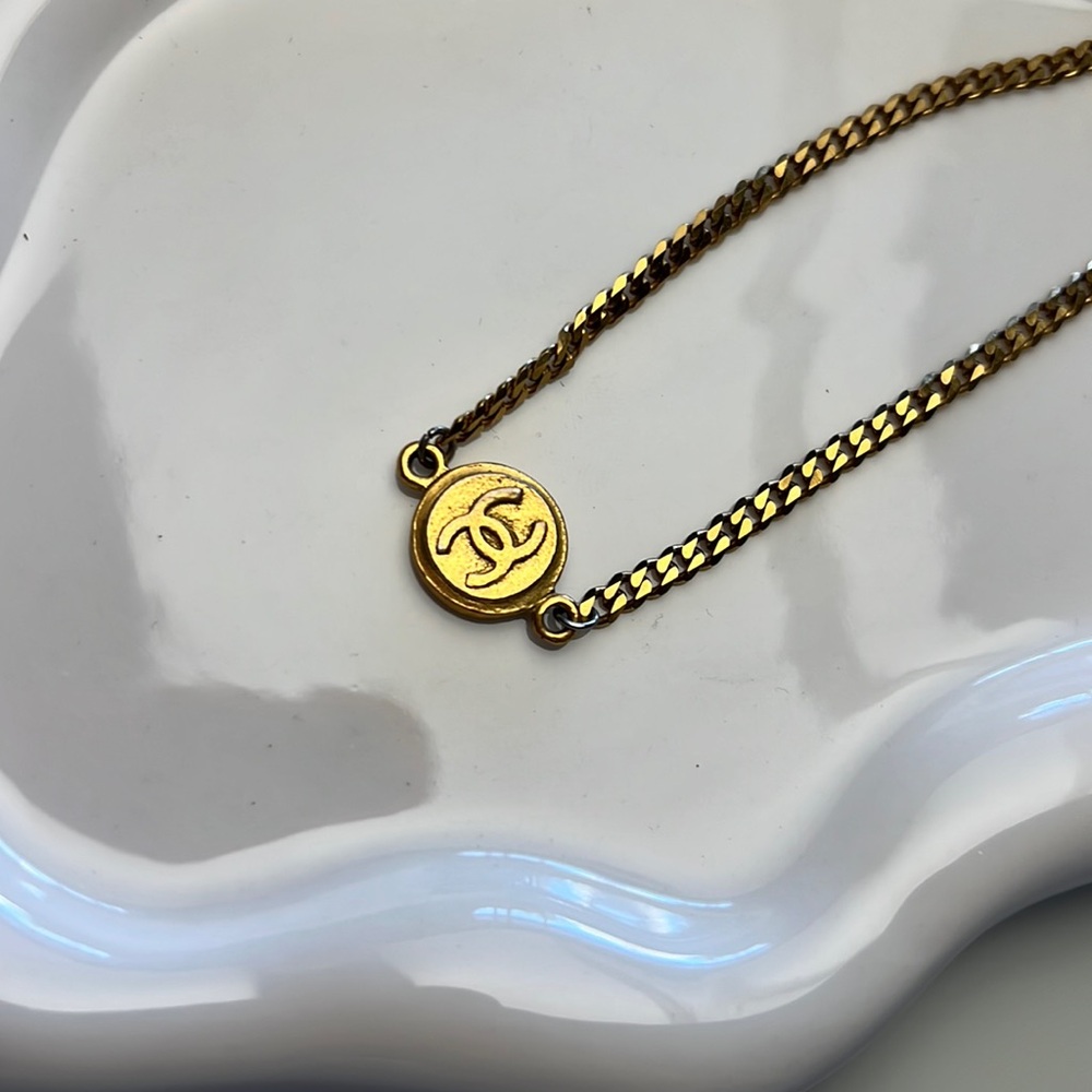 Vintage Chanel repurposed necklace